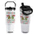 Frogs Together Strong Flip Straw Tumbler Funny Portland Christmas Resist Gift - Print Your Wear