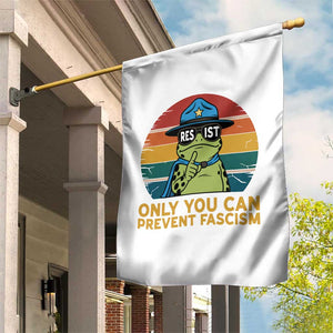 Only You Can Prevent Fascism Garden Flag Funny Portland Frog Protest Gift TS12 Print Your Wear