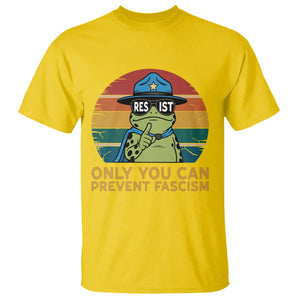 Only You Can Prevent Fascism T Shirt Funny Portland Frog Protest Gift TS12 Daisy Print Your Wear
