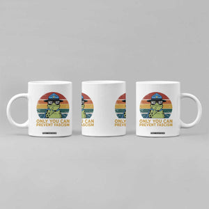 Only You Can Prevent Fascism Coffee Mug Funny Portland Frog Protest Gift TS12 Print Your Wear