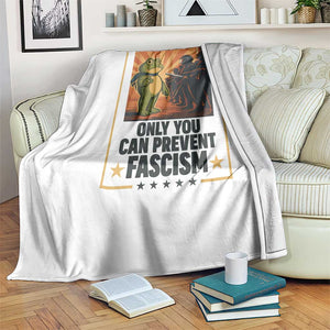 Funny Portland Frog Protest Throw Blanket Only You Can Prevent Fascism Gift TS12 Print Your Wear