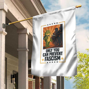 Funny Portland Frog Protest Garden Flag Only You Can Prevent Fascism Gift TS12 Print Your Wear