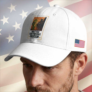 Funny Portland Frog Protest Baseball Cap Only You Can Prevent Fascism Gift TS12 Print Your Wear