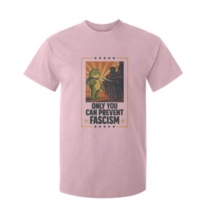 Funny Portland Frog Protest T Shirt For Kid Only You Can Prevent Fascism Gift TS12 Light Pink Print Your Wear
