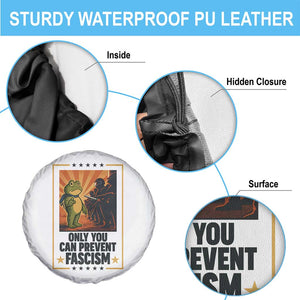 Funny Portland Frog Protest Spare Tire Cover Only You Can Prevent Fascism Gift - Print Your Wear