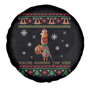 Funny Marcus The Worm You Are Ruining The Vibe Spare Tire Cover Ugly Christmas Gift TS12 Print Your Wear