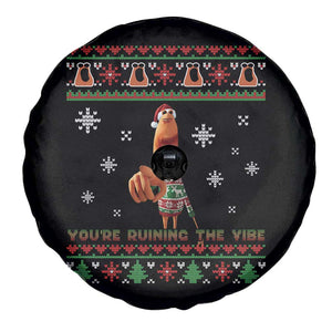 Funny Marcus The Worm You Are Ruining The Vibe Spare Tire Cover Ugly Christmas Gift TS12 Print Your Wear