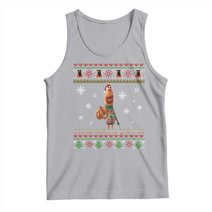 Funny Marcus The Worm You Are Ruining The Vibe Tank Top Ugly Christmas Gift TS12 Athletic Heather Print Your Wear