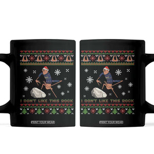 Funny Marcus The Worm Meme Coffee Mug I Do Not Like This Rock Ugly Christmas Gift TS12 Black Print Your Wear