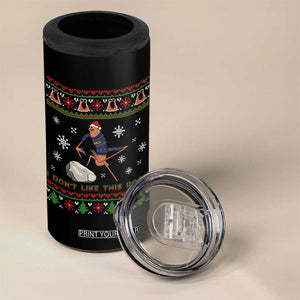 Funny Marcus The Worm Meme 4 in 1 Can Cooler Tumbler I Do Not Like This Rock Ugly Christmas Gift TS12 Print Your Wear