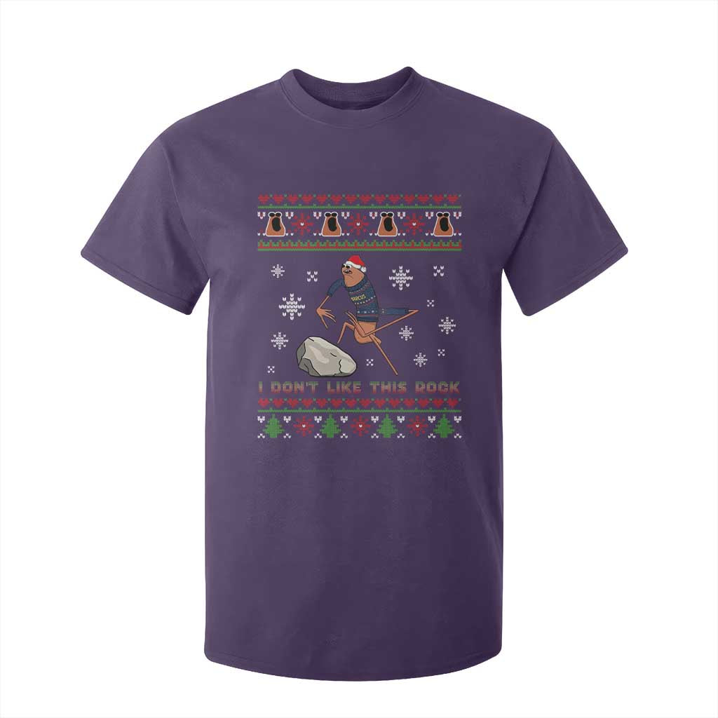 Funny Marcus The Worm Meme T Shirt For Kid I Do Not Like This Rock Ugly Christmas Gift TS12 Purple Print Your Wear