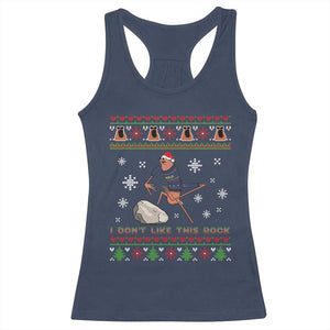 Funny Marcus The Worm Meme Racerback Tank Top I Do Not Like This Rock Ugly Christmas Gift TS12 Navy Print Your Wear