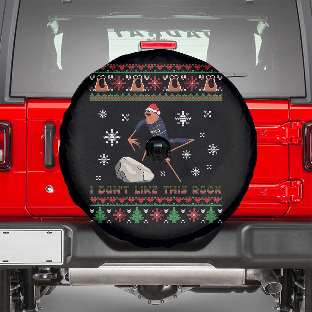 Funny Marcus The Worm Meme Spare Tire Cover I Do Not Like This Rock Ugly Christmas Gift TS12 Black Print Your Wear