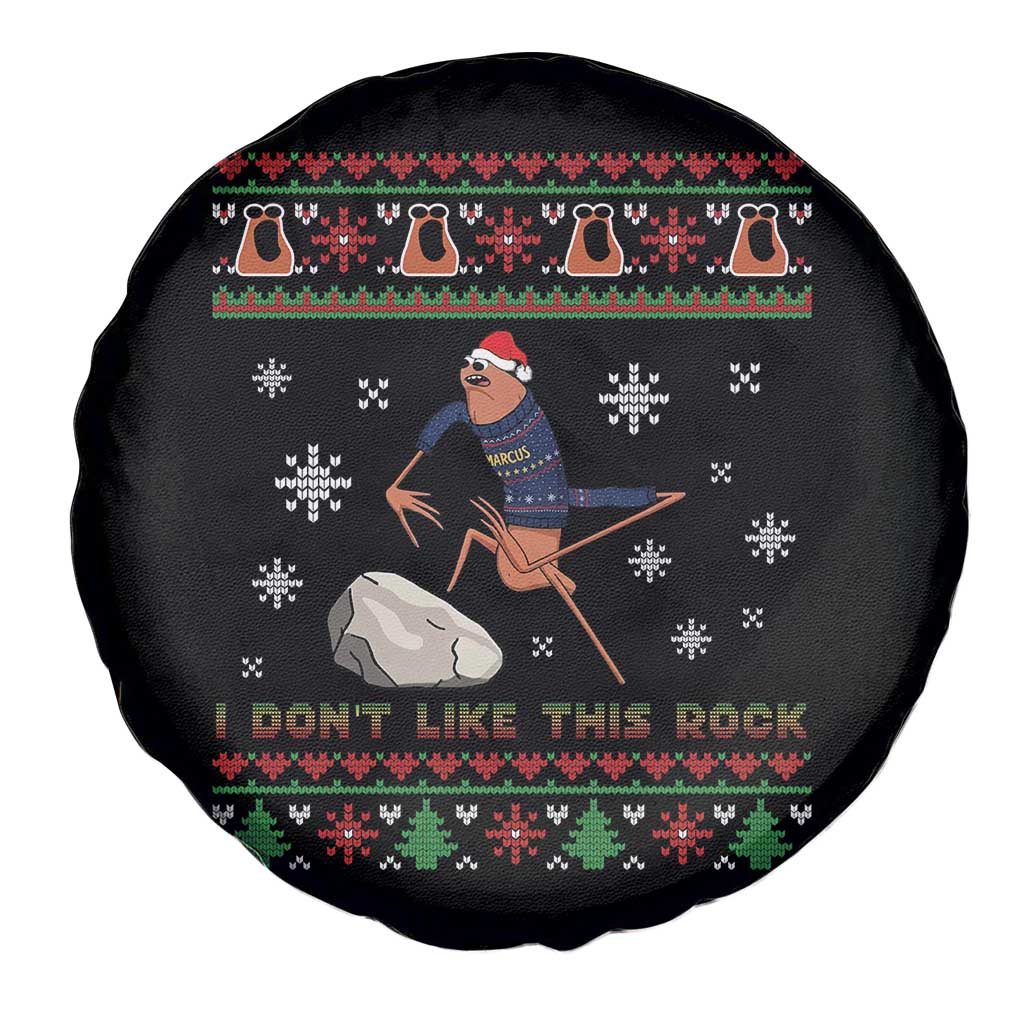Funny Marcus The Worm Meme Spare Tire Cover I Do Not Like This Rock Ugly Christmas Gift TS12 Print Your Wear