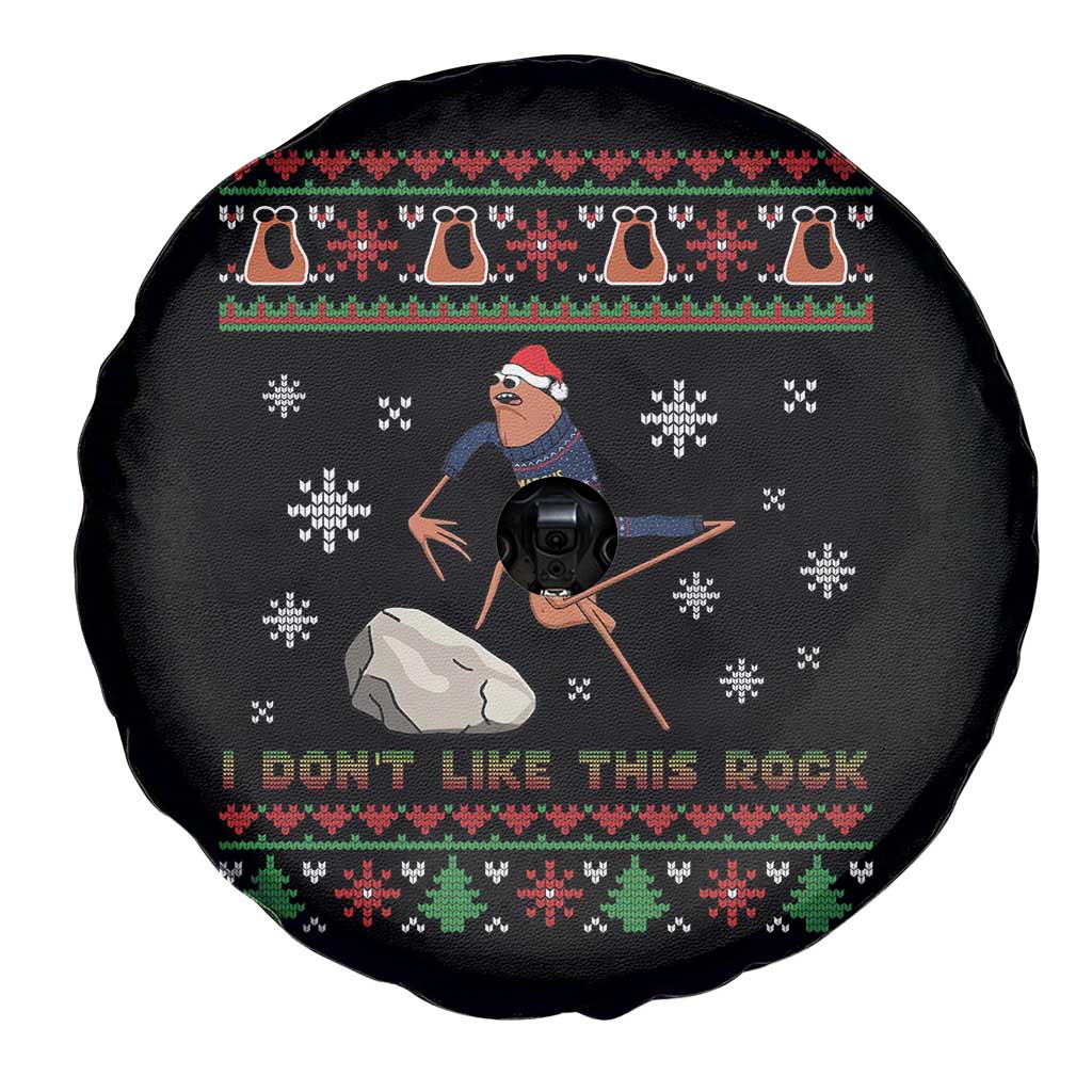 Funny Marcus The Worm Meme Spare Tire Cover I Do Not Like This Rock Ugly Christmas Gift TS12 Print Your Wear