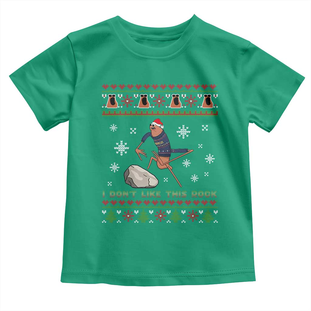 Funny Marcus The Worm Meme Toddler T Shirt I Do Not Like This Rock Ugly Christmas Gift TS12 Irish Green Print Your Wear