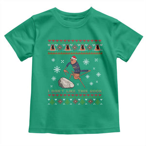 Funny Marcus The Worm Meme Toddler T Shirt I Do Not Like This Rock Ugly Christmas Gift TS12 Irish Green Print Your Wear