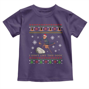 Funny Marcus The Worm Meme Toddler T Shirt I Do Not Like This Rock Ugly Christmas Gift TS12 Purple Print Your Wear