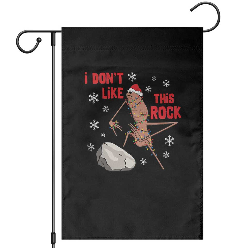 I Do Not Like This Rock Garden Flag Christmas Marcus The Worm Meme Gift TS12 Black Print Your Wear