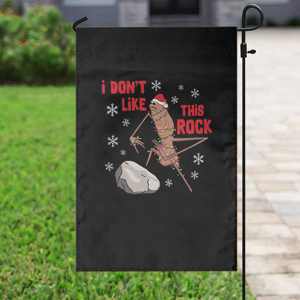 I Do Not Like This Rock Garden Flag Christmas Marcus The Worm Meme Gift TS12 Print Your Wear