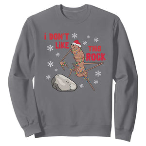 I Do Not Like This Rock Sweatshirt Christmas Marcus The Worm Meme Gift TS12 Charcoal Print Your Wear