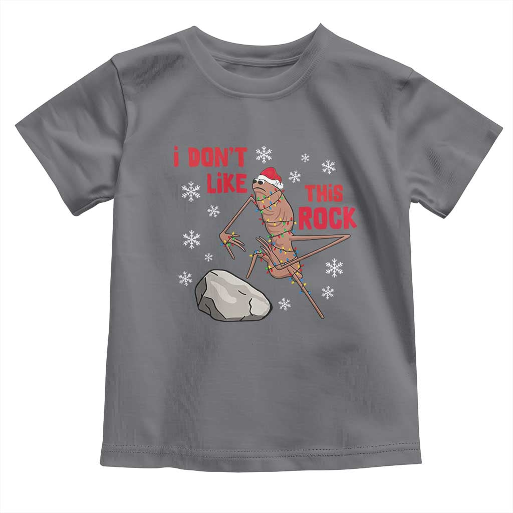 I Do Not Like This Rock Toddler T Shirt Christmas Marcus The Worm Meme Gift TS12 Charcoal Print Your Wear