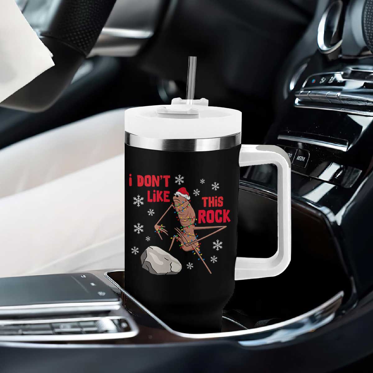 I Do Not Like This Rock Tumbler With Handle Christmas Marcus The Worm Meme Gift TS12 Print Your Wear