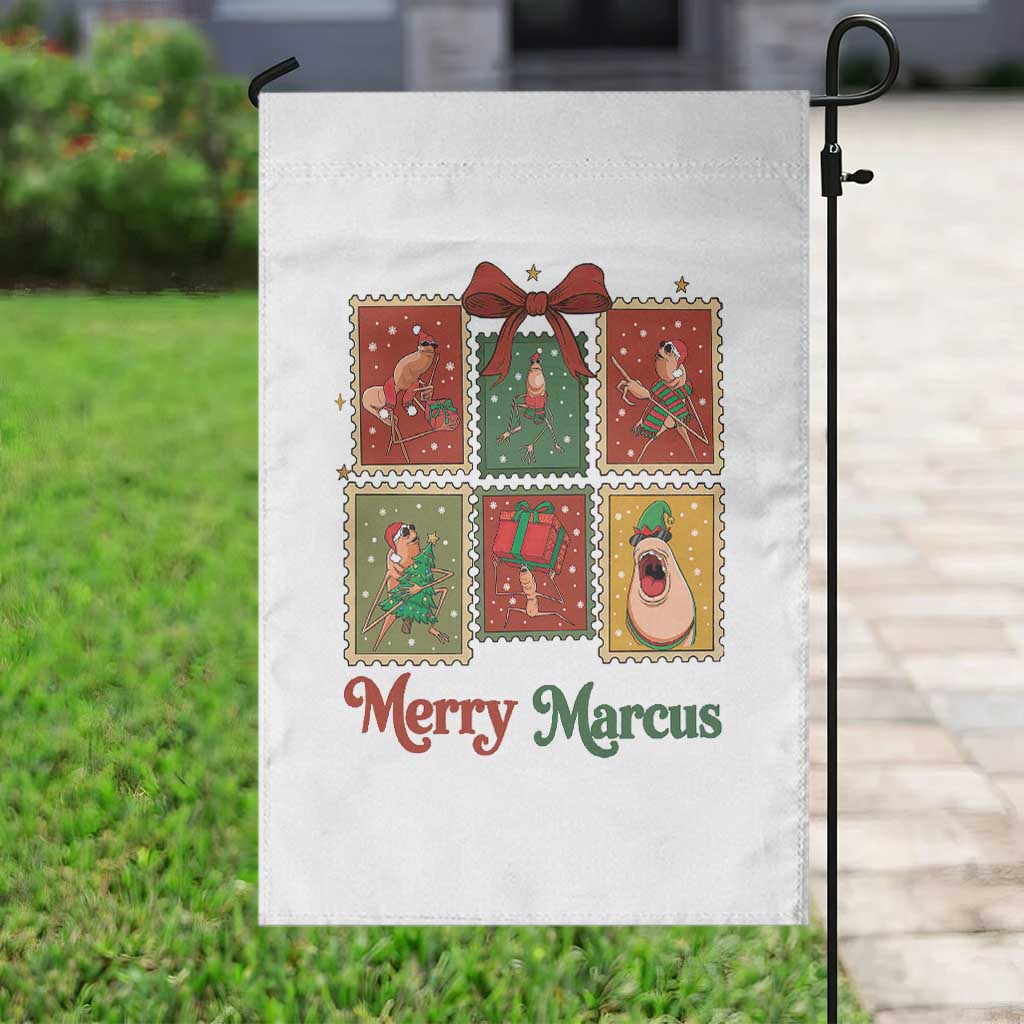 Christmas Marcus The Worm Meme Garden Flag Funny Merry Marcus Gift TS12 Print Your Wear
