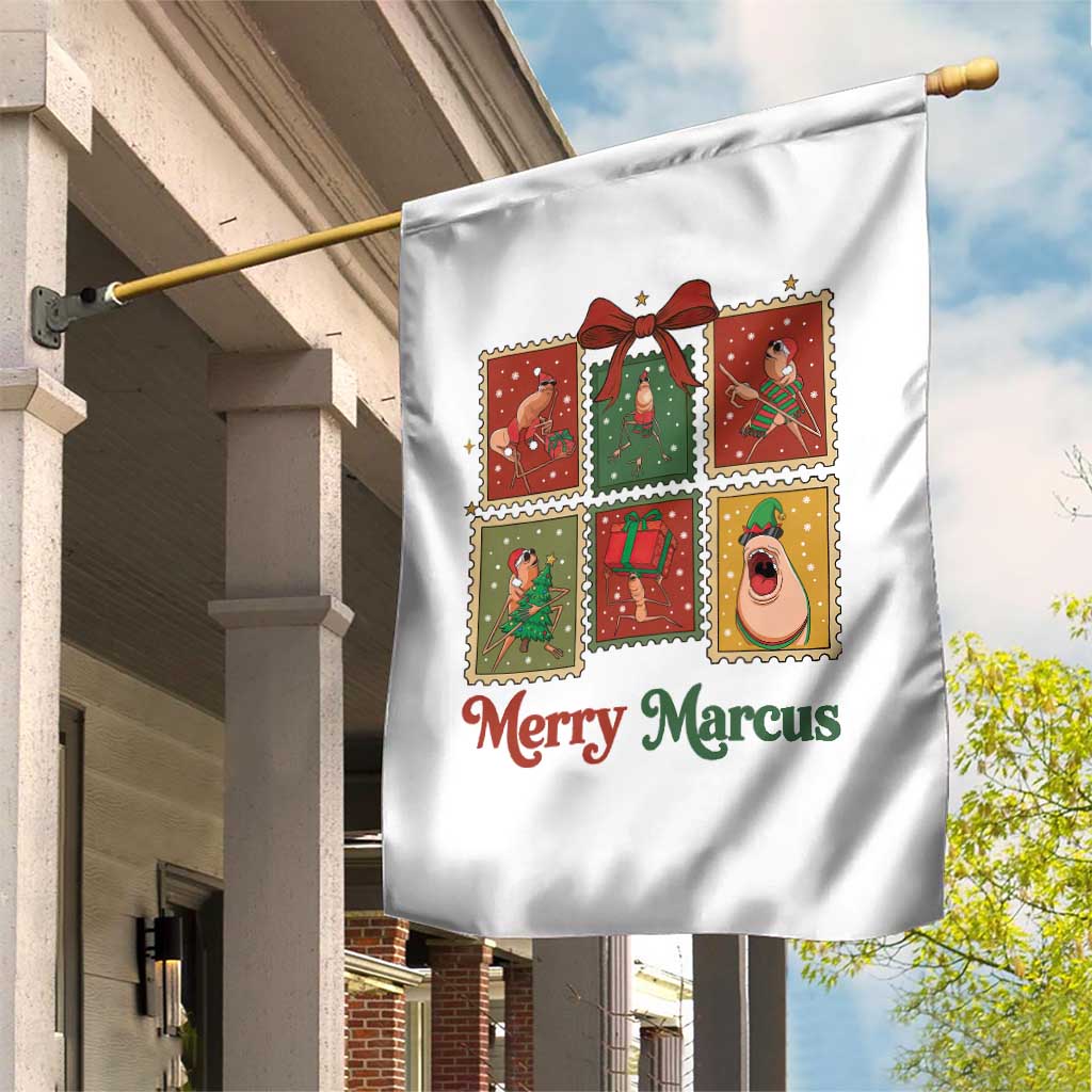 Christmas Marcus The Worm Meme Garden Flag Funny Merry Marcus Gift TS12 Print Your Wear