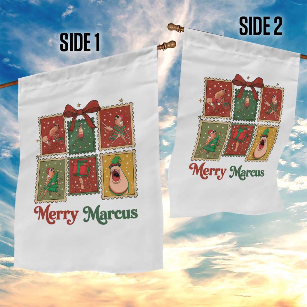 Christmas Marcus The Worm Meme Garden Flag Funny Merry Marcus Gift TS12 Print Your Wear