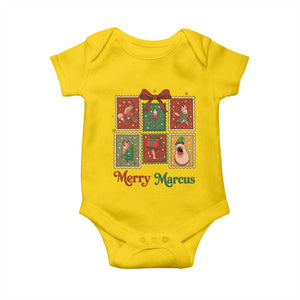 Christmas Marcus The Worm Meme Baby Onesie Funny Merry Marcus Gift TS12 Daisy Print Your Wear