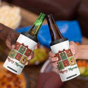 Christmas Marcus The Worm Meme 4 in 1 Can Cooler Tumbler Funny Merry Marcus Gift - Print Your Wear