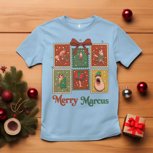 Christmas Marcus The Worm Meme T Shirt Funny Merry Marcus Gift TS12 Light Blue Print Your Wear