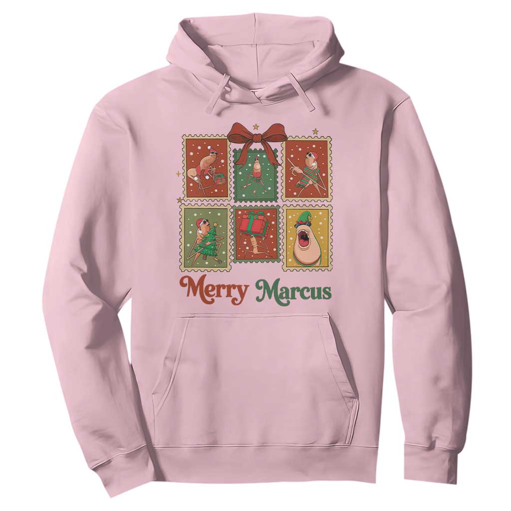 Christmas Marcus The Worm Meme Hoodie Funny Merry Marcus Gift TS12 Light Pink Print Your Wear
