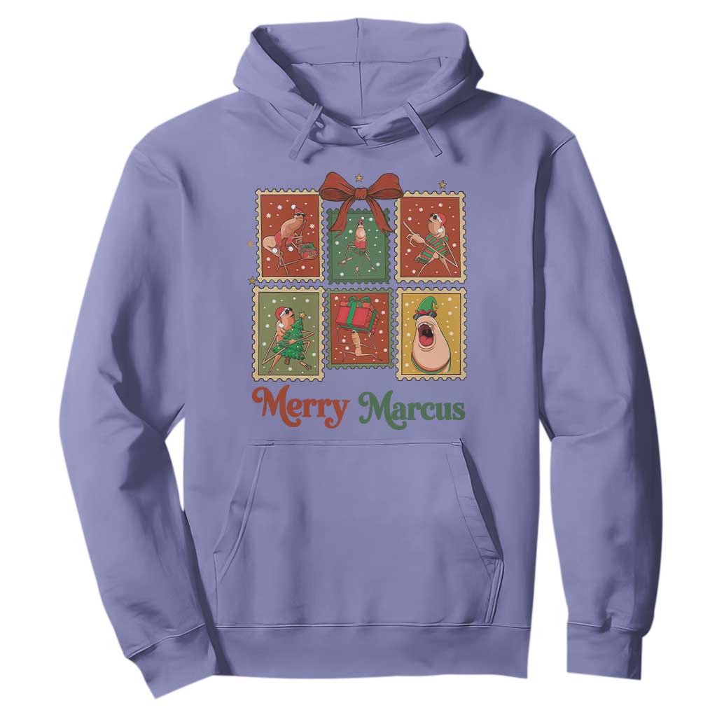 Christmas Marcus The Worm Meme Hoodie Funny Merry Marcus Gift TS12 Violet Print Your Wear