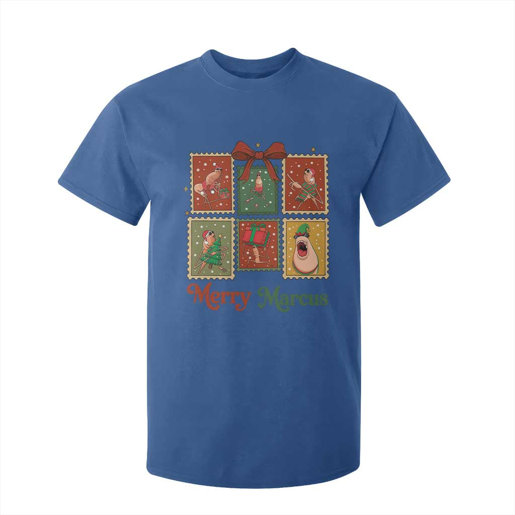 Christmas Marcus The Worm Meme T Shirt For Kid Funny Merry Marcus Gift TS12 Royal Blue Print Your Wear