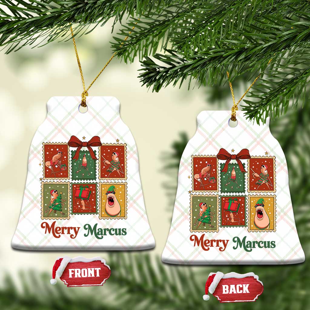 Christmas Marcus The Worm Meme Ceramic Ornament Funny Merry Marcus Gift TS12 Print Your Wear