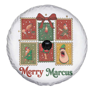 Christmas Marcus The Worm Meme Spare Tire Cover Funny Merry Marcus Gift TS12 Print Your Wear