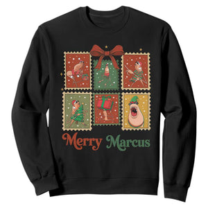 Christmas Marcus The Worm Meme Sweatshirt Funny Merry Marcus Gift TS12 Black Print Your Wear