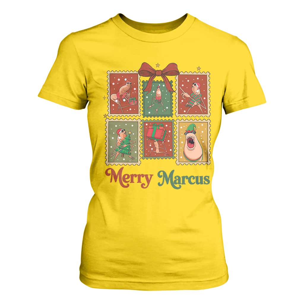 Christmas Marcus The Worm Meme T Shirt For Women Funny Merry Marcus Gift TS12 Daisy Print Your Wear