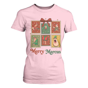Christmas Marcus The Worm Meme T Shirt For Women Funny Merry Marcus Gift TS12 Light Pink Print Your Wear