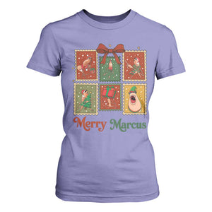 Christmas Marcus The Worm Meme T Shirt For Women Funny Merry Marcus Gift TS12 Violet Print Your Wear