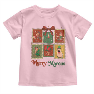 Christmas Marcus The Worm Meme Toddler T Shirt Funny Merry Marcus Gift TS12 Light Pink Print Your Wear