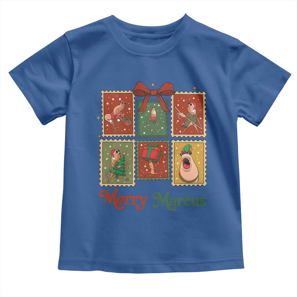 Christmas Marcus The Worm Meme Toddler T Shirt Funny Merry Marcus Gift TS12 Royal Blue Print Your Wear