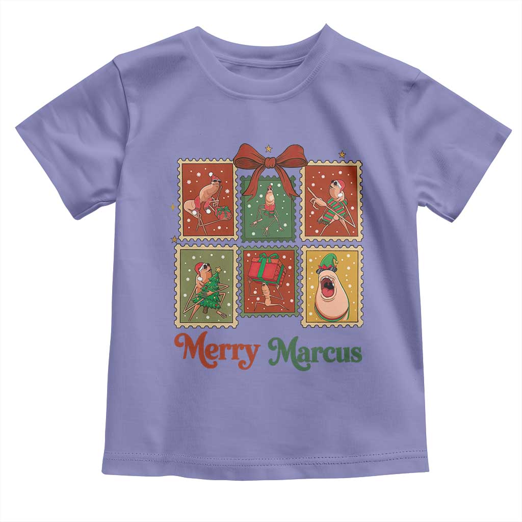 Christmas Marcus The Worm Meme Toddler T Shirt Funny Merry Marcus Gift TS12 Violet Print Your Wear