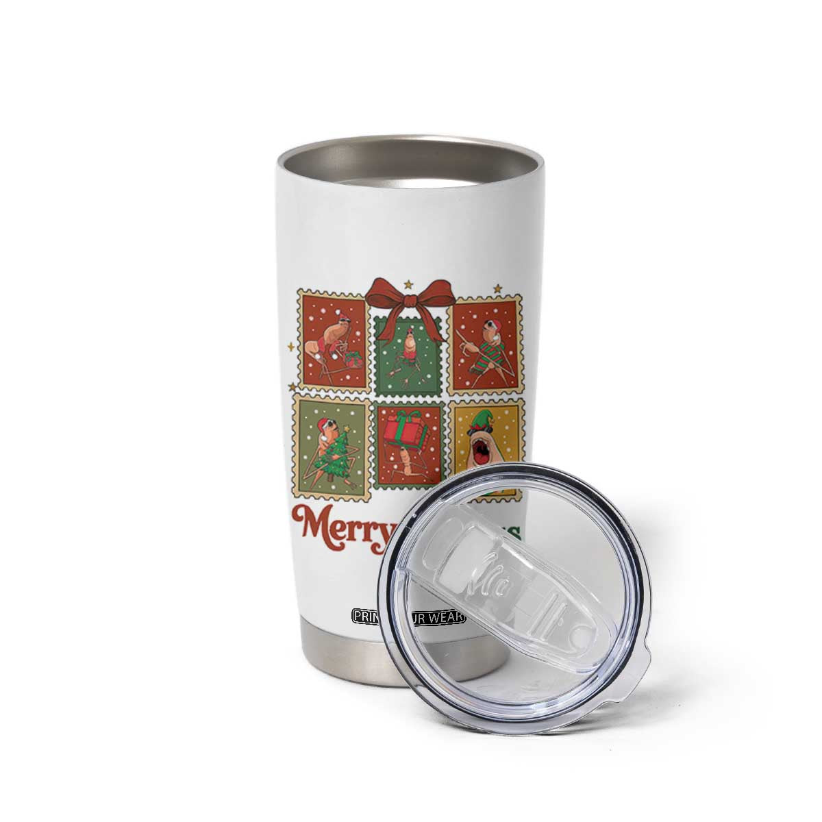 Christmas Marcus The Worm Meme Tumbler Cup Funny Merry Marcus Gift TS12 Print Your Wear
