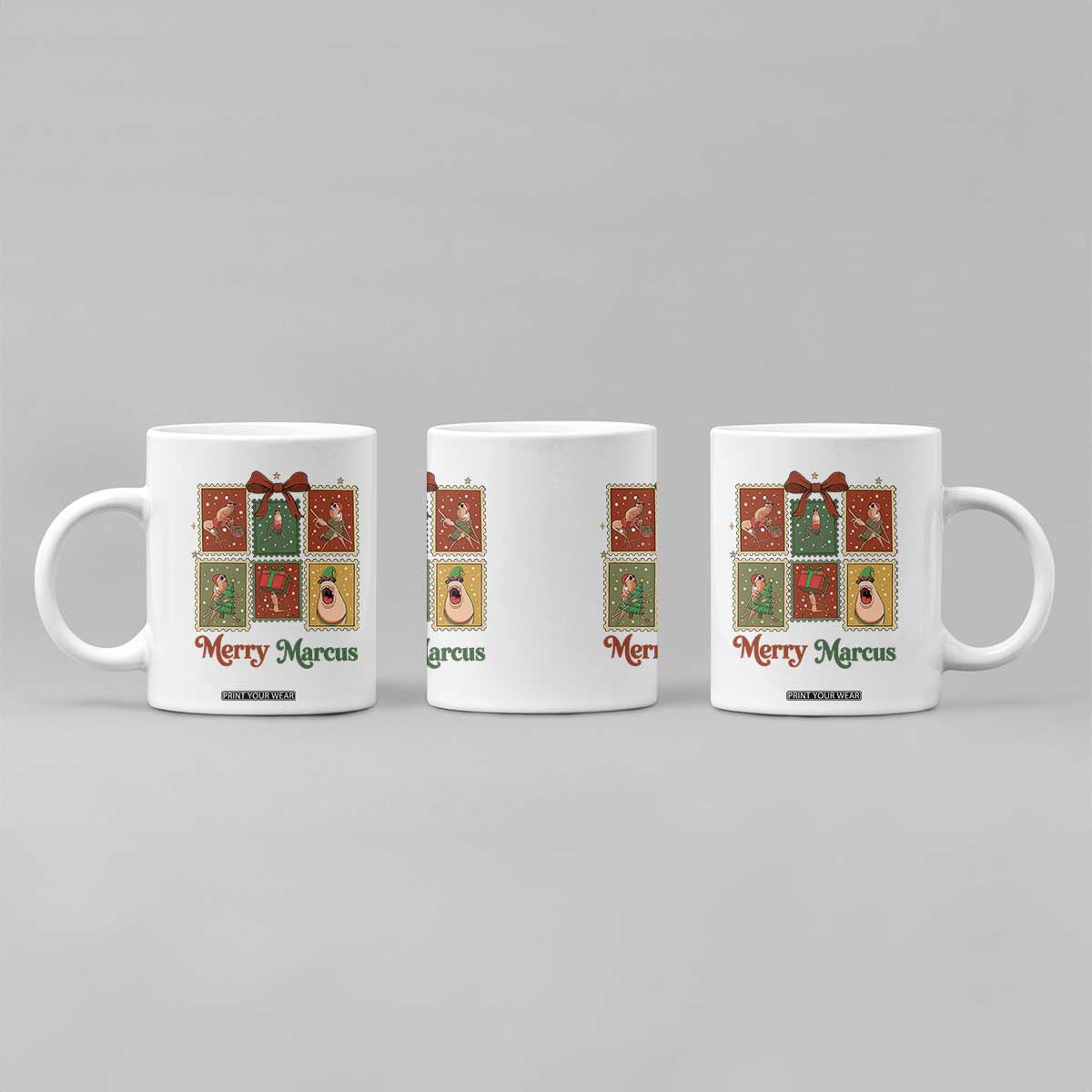 Christmas Marcus The Worm Meme Coffee Mug Funny Merry Marcus Gift - Print Your Wear