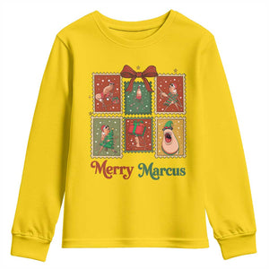 Christmas Marcus The Worm Meme Youth Sweatshirt Funny Merry Marcus Gift TS12 Daisy Print Your Wear