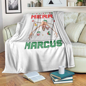 Marcus The Worm Meme Merry Marcus Throw Blanket Funny Ugly Christmas Gift TS12 Print Your Wear