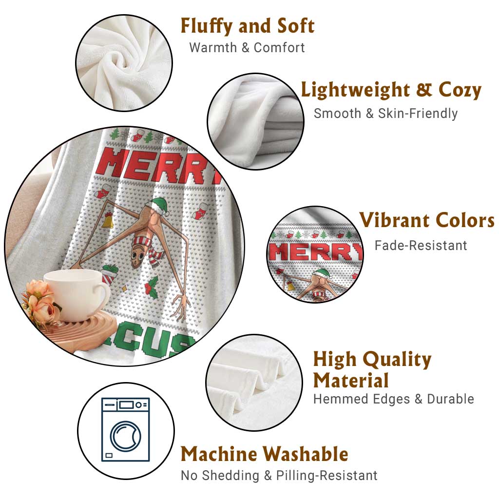 Marcus The Worm Meme Merry Marcus Throw Blanket Funny Ugly Christmas Gift TS12 Print Your Wear